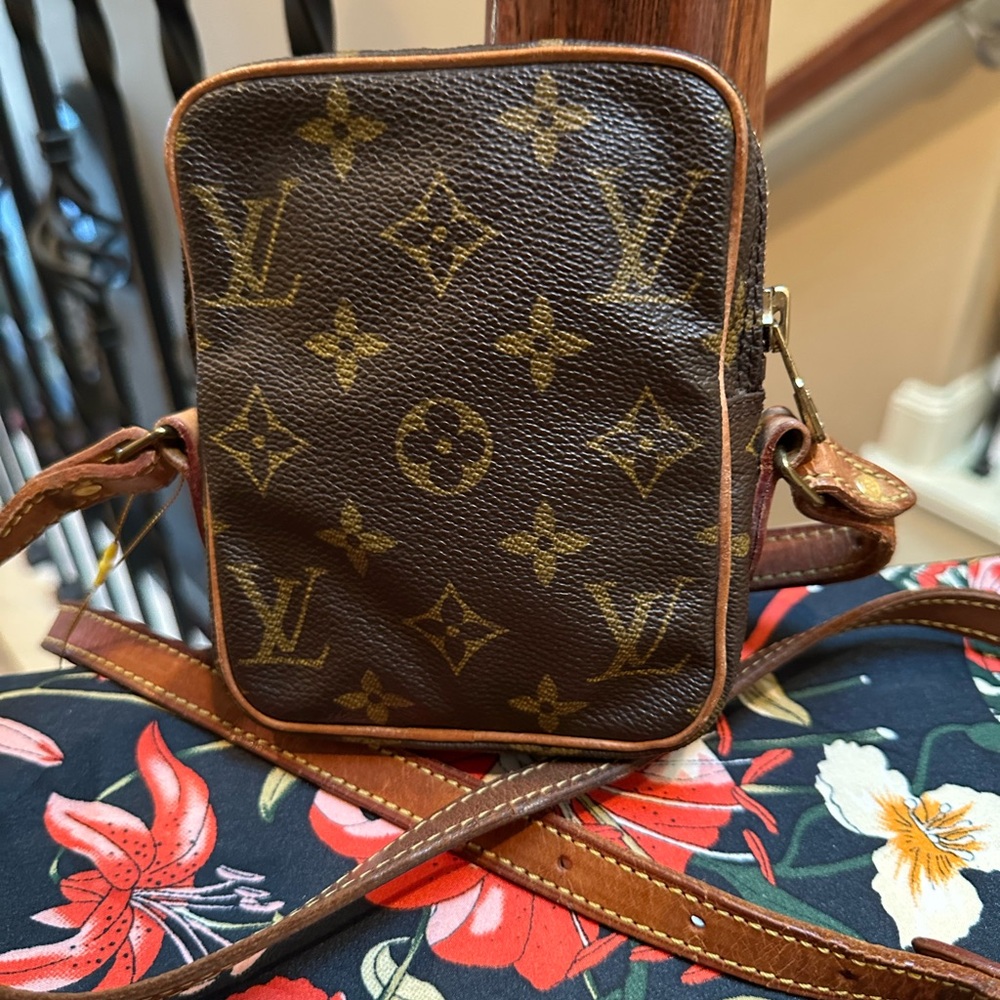 Authentic Louis Vuitton Super Mini Brown Monogram Crossbody Bag